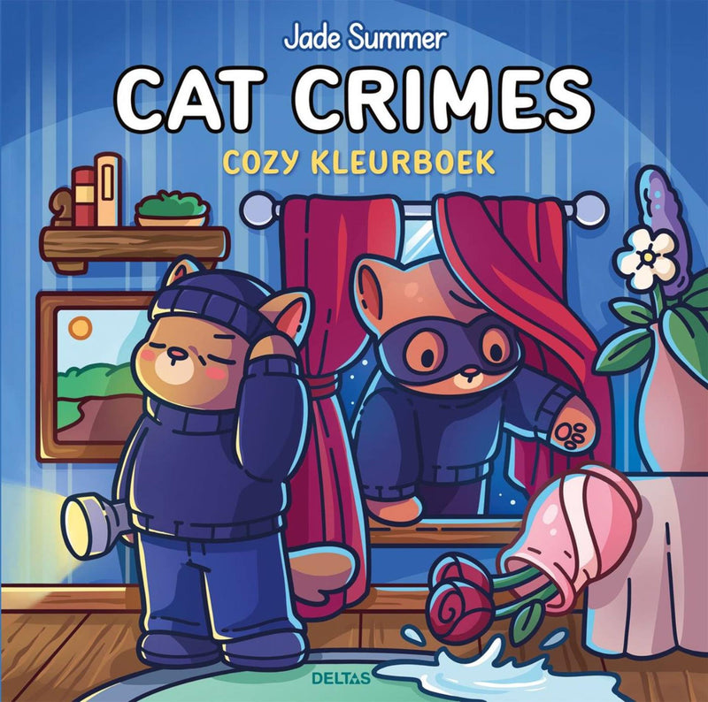 Afbeelding laden in galerijviewer, Deltas cat crimes - cozy kleurboek jade summer
