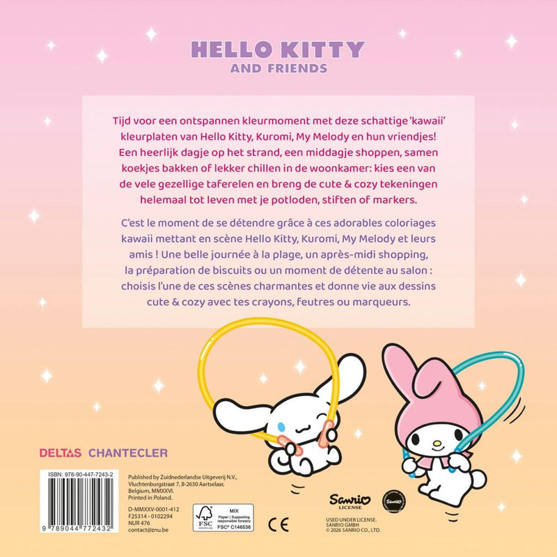 Afbeelding laden in galerijviewer, Deltas hello kitty and friends cute cozy color

