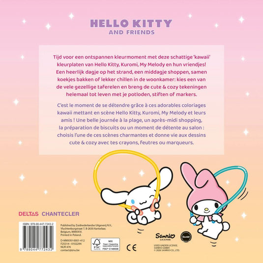 Deltas hello kitty and friends cute cozy color