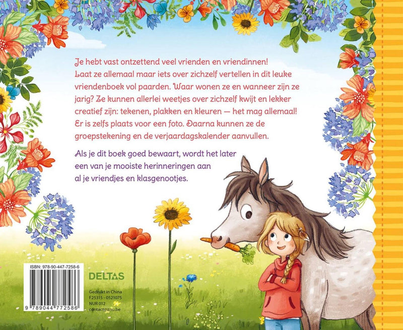 Afbeelding laden in galerijviewer, Deltas dol op paarden vriendenboek

