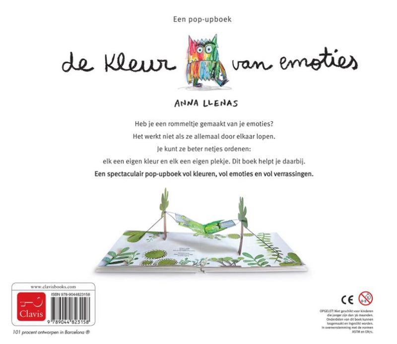 Afbeelding laden in galerijviewer, De kleur van emoties (pop-up boek). 5+
