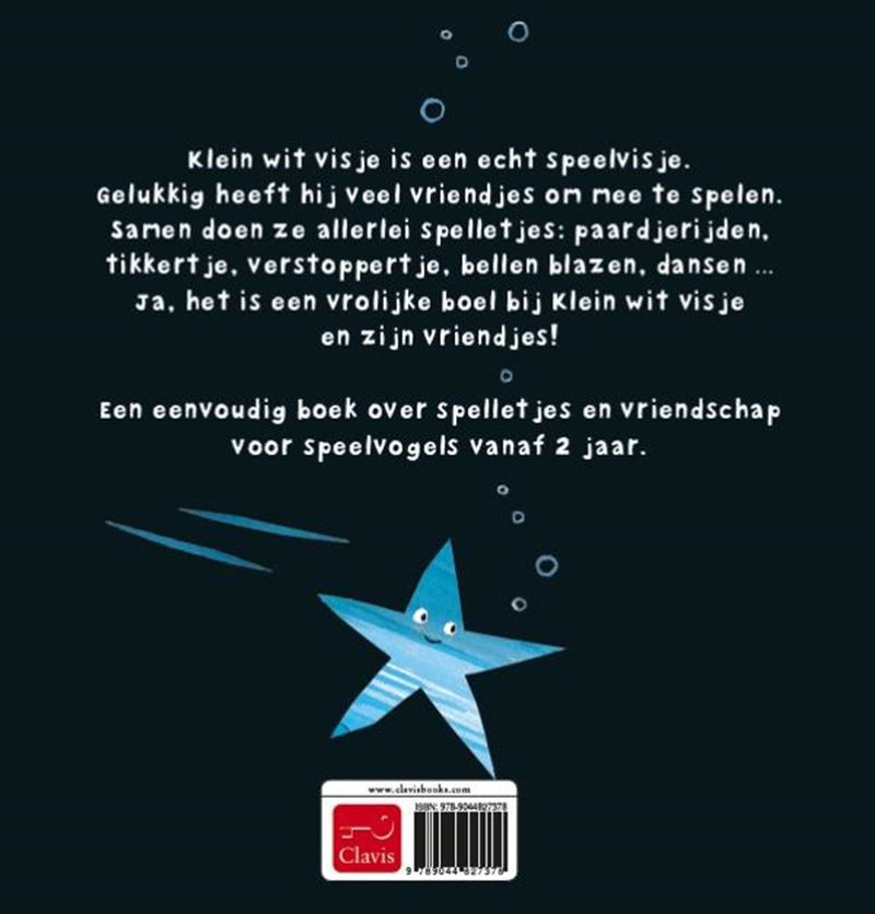 Afbeelding laden in galerijviewer, Klein wit visje heeft veel vriendjes. 2+
