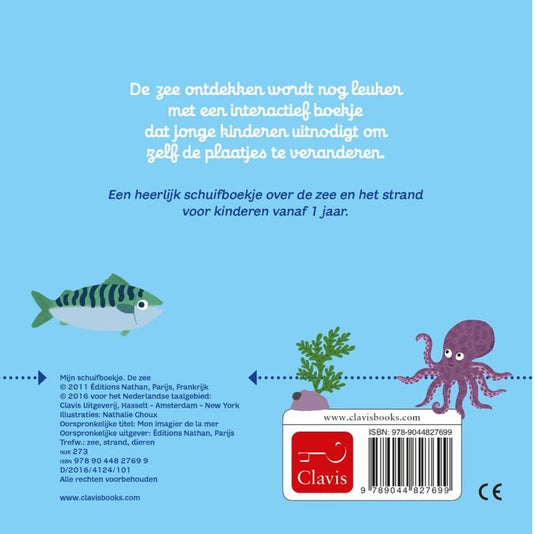 Mijn schuifboekje: de zee (karton). 1+.