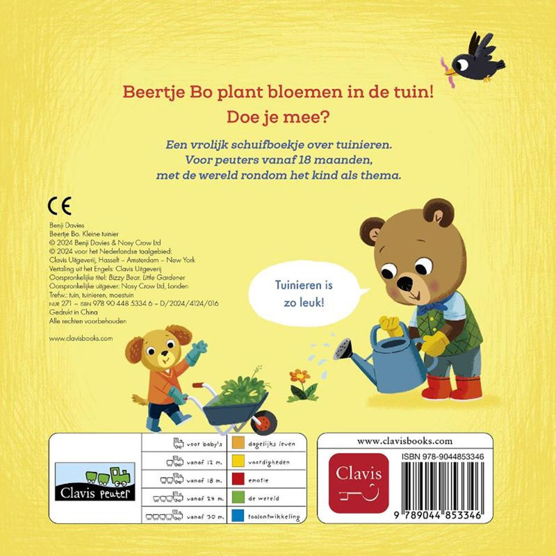 Afbeelding laden in galerijviewer, Beertje bo kleine tuinier. kartonboek 2+
