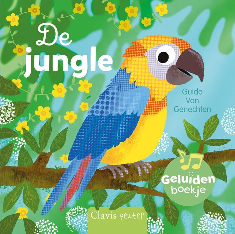 Afbeelding laden in galerijviewer, Geluidenboek: de jungle. 1+
