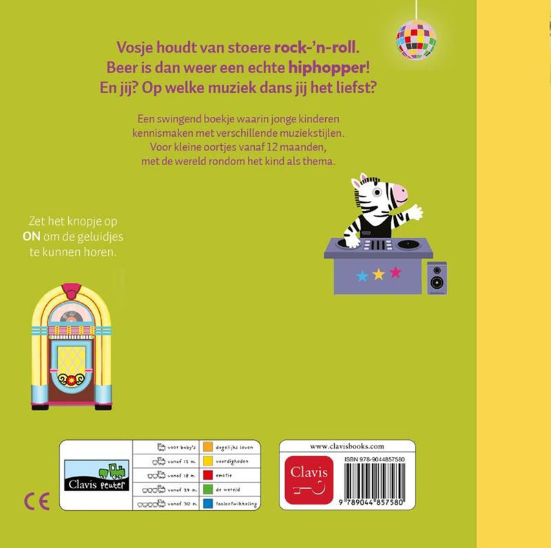 Afbeelding laden in galerijviewer, Geluidenboek: dansdeuntjes. 1+
