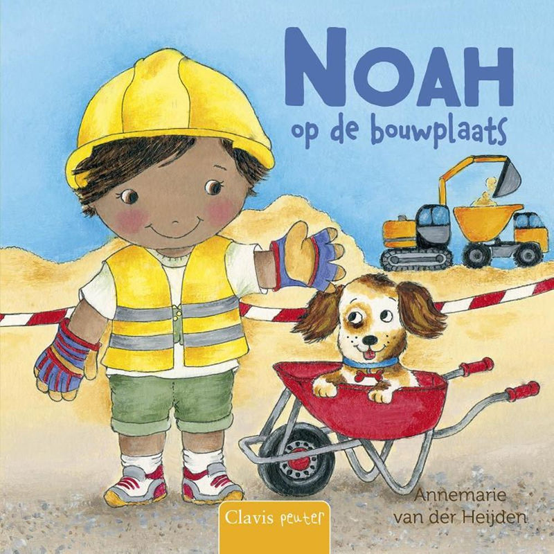 Afbeelding laden in galerijviewer, Kartonboek: noah op de bouwplaats 2+
