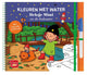 Kleuren met water. heksje mimi en de kab