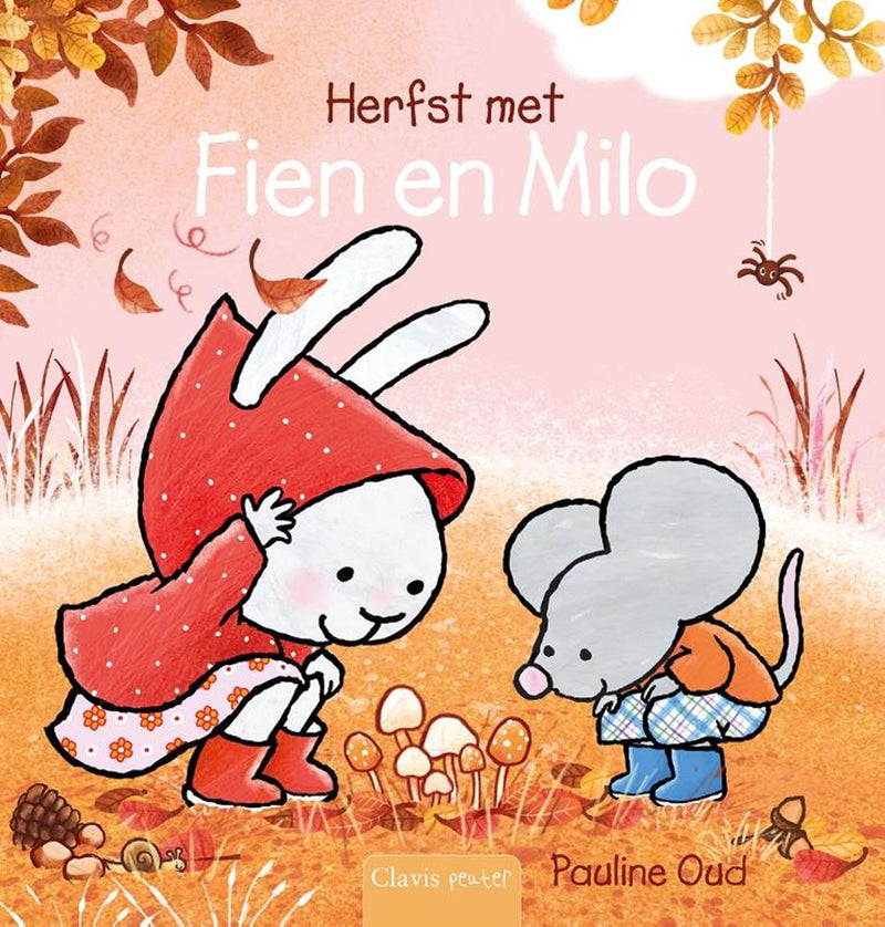 Afbeelding laden in galerijviewer, Kartonboek: herfst met fien en milo 2+
