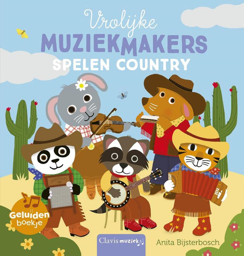 Afbeelding laden in galerijviewer, Geluidenboek. vrolijke muziekmakers spel
