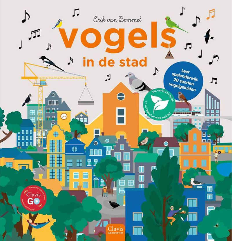 Afbeelding laden in galerijviewer, Geluidenboek: vogels in de stad 6+
