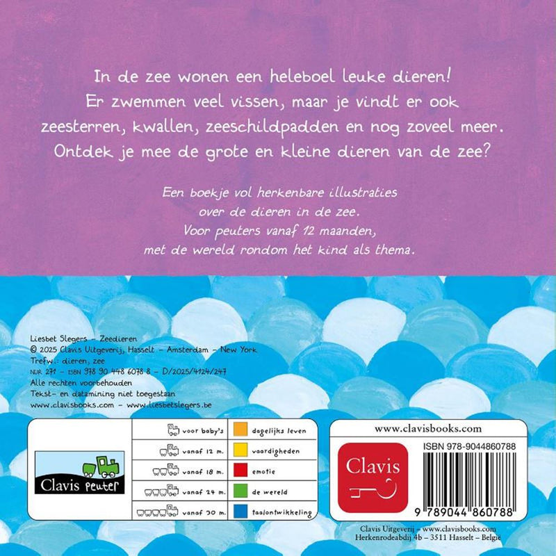 Afbeelding laden in galerijviewer, Kartonboek: zeedieren 1+
