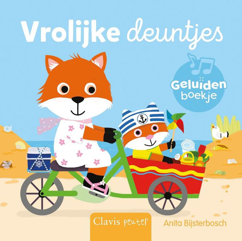 Afbeelding laden in galerijviewer, Geluidenboek: vrolijke deuntjes 1+
