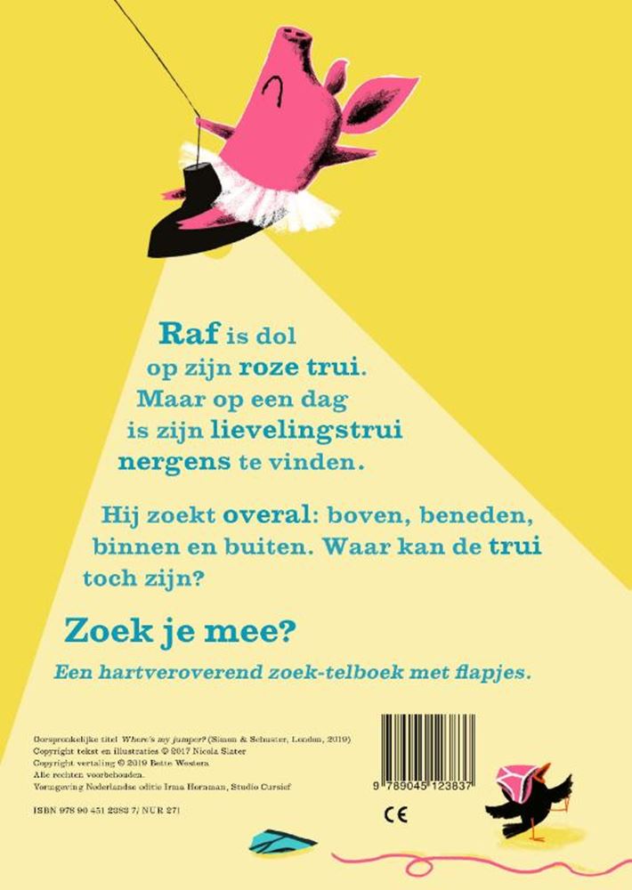 Afbeelding laden in galerijviewer, Waar is mijn trui (karton). 2+
