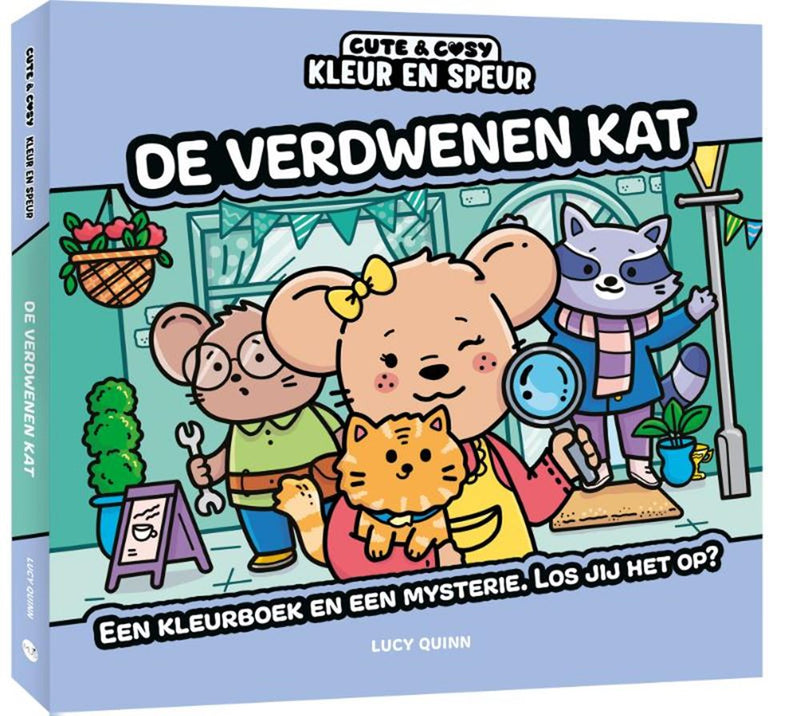Afbeelding laden in galerijviewer, Cute cosy kleur en speur: de verdwenen
