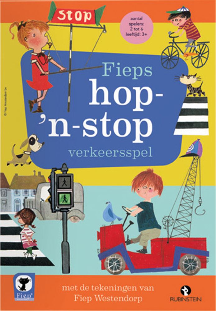 Afbeelding laden in galerijviewer, Fiep hop en stop verkeersspel 3+
