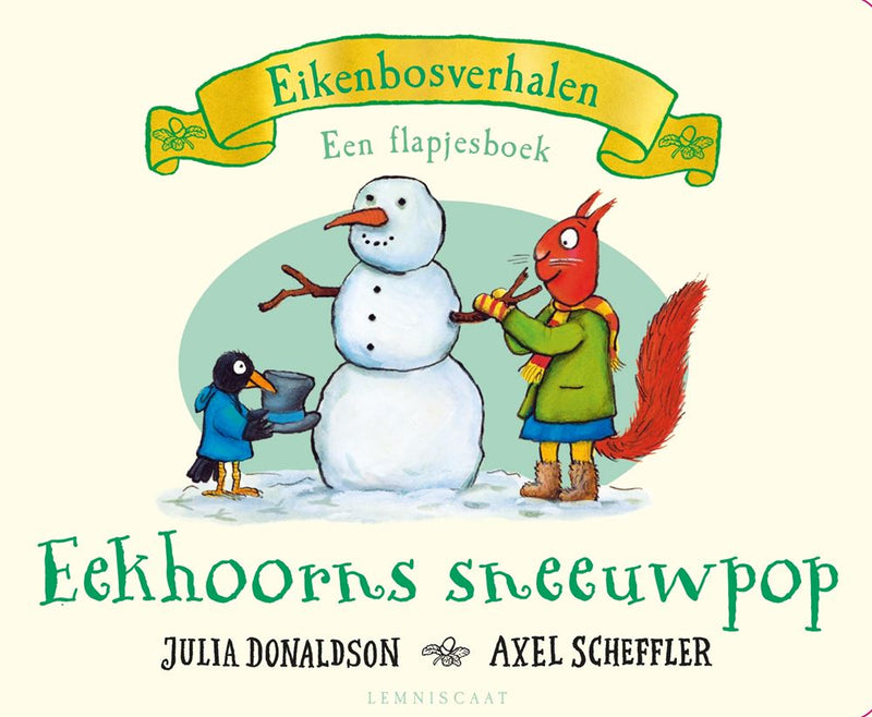 Afbeelding laden in galerijviewer, Flapjesboek: eekhoorns sneeuwpop. 2+

