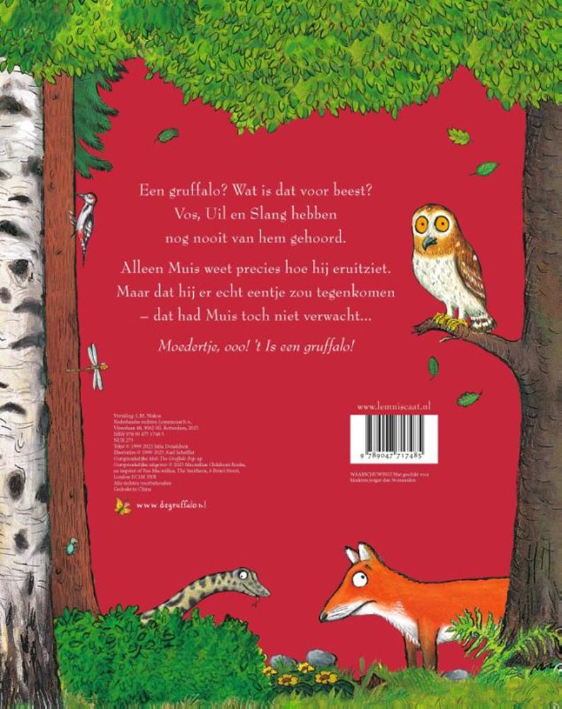 Afbeelding laden in galerijviewer, De gruffalo pop-up 4+
