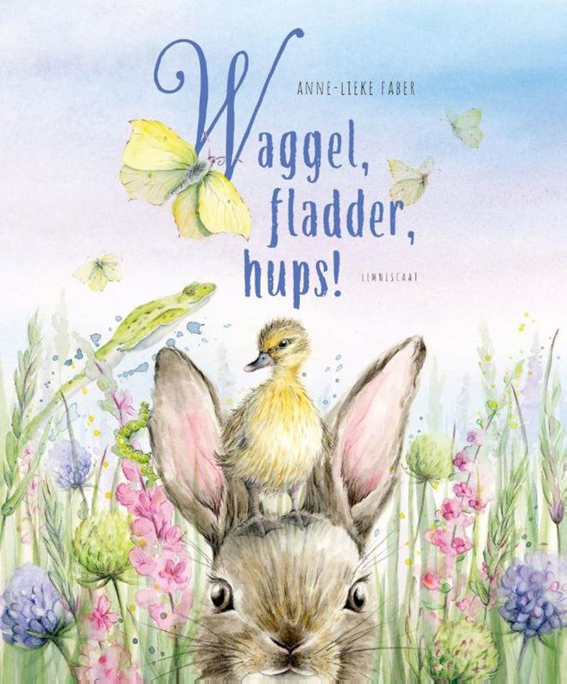 Afbeelding laden in galerijviewer, Waggel, fladder, hups! prentenboek top 1

