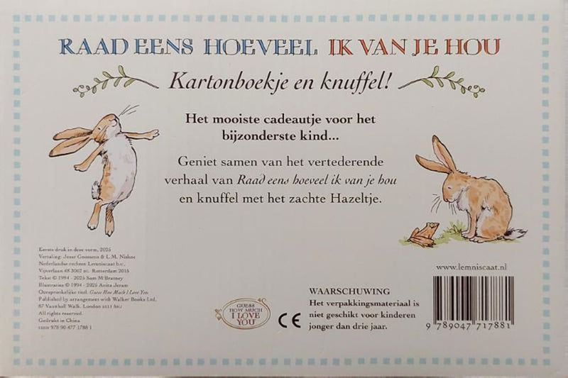 Afbeelding laden in galerijviewer, Raad eens hoeveel ik van je hou 0+
