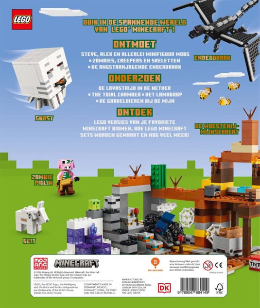Groot lego minecraft boek 6+