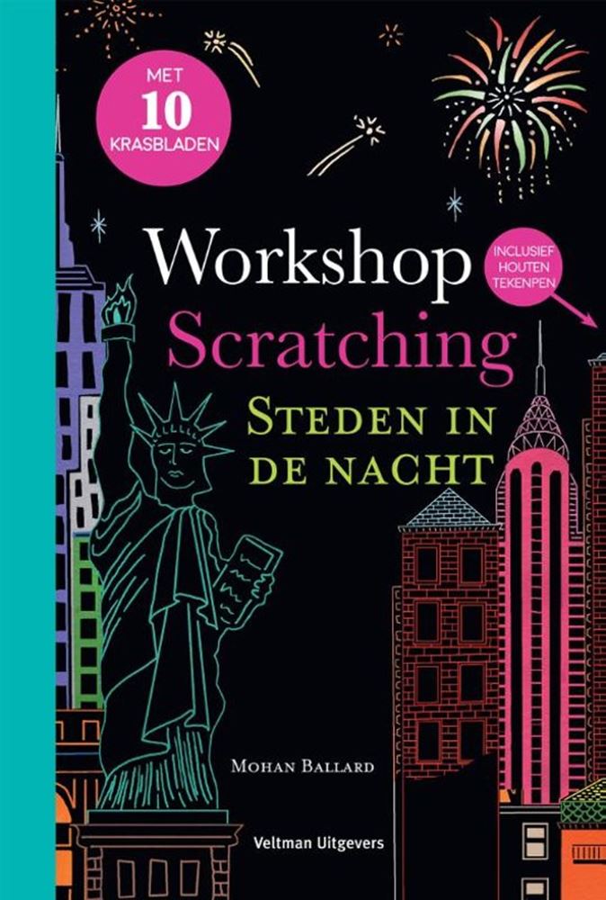 Afbeelding laden in galerijviewer, Workshop scratching: steden in de nacht

