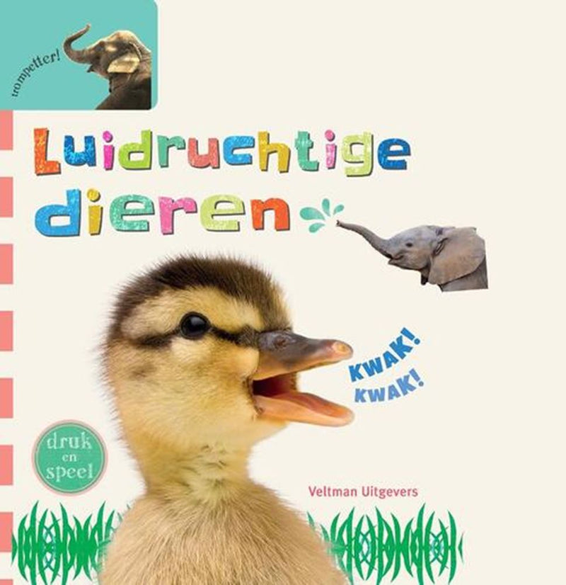 Afbeelding laden in galerijviewer, Geluidenboek: luidruchtige dieren. 1+
