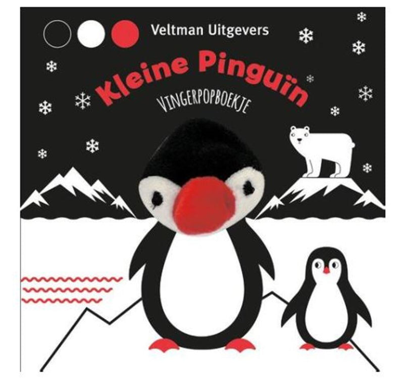 Afbeelding laden in galerijviewer, Vingerpopboekje: kleine pinguin. 0+

