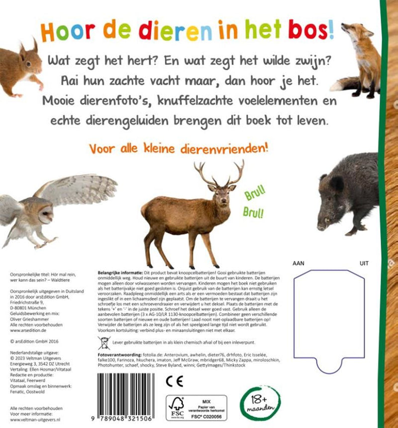 Afbeelding laden in galerijviewer, Welk dier hoor ik hier? - in het bos 1+
