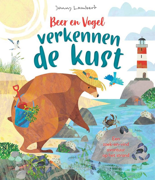Beer en vogel verkennen de kust 3+