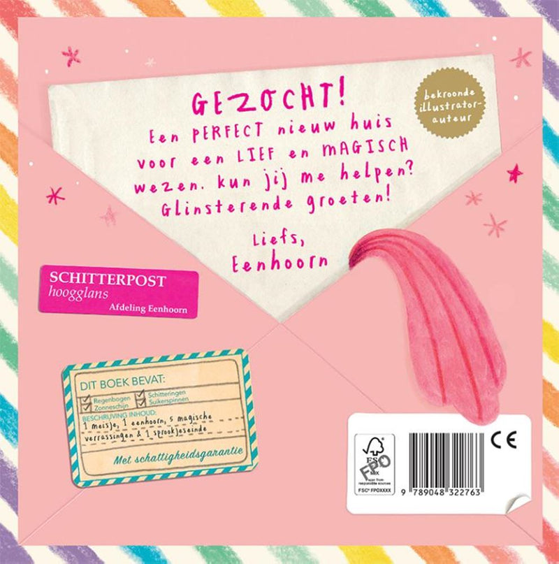Afbeelding laden in galerijviewer, Prentenboek: eenhoornpost 3+
