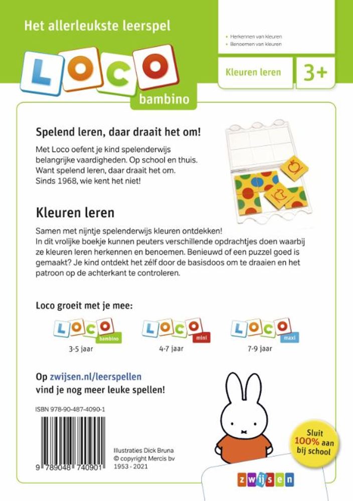 Afbeelding laden in galerijviewer, Loco bambino nijntje, ik leer kleuren. 3
