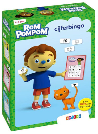 Zwijsen rompompom cijferbingo
