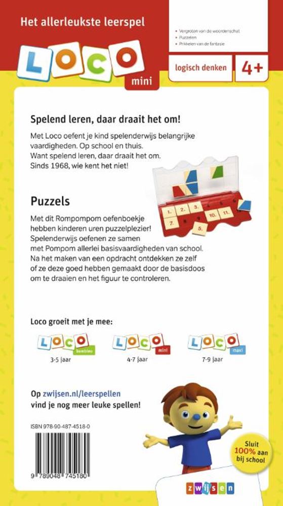 Afbeelding laden in galerijviewer, Wpg uitgevers mini loco rompompom puzzels (4-6 jaar)
