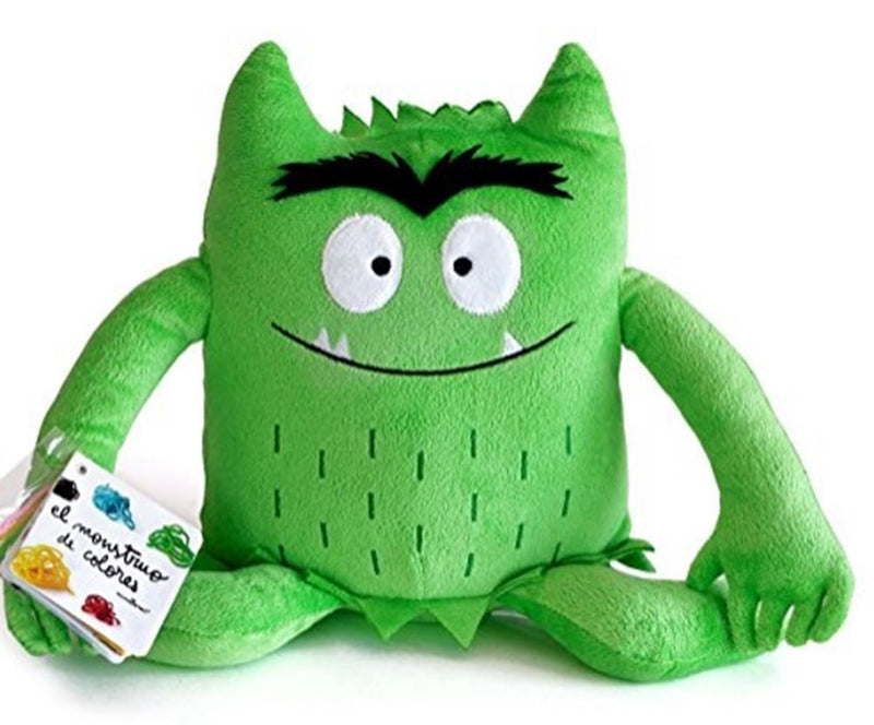 Afbeelding laden in galerijviewer, Knuffel kleurenmonster groen (kalm)
