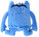 Knuffel kleurenmonster blauw (verdrietig