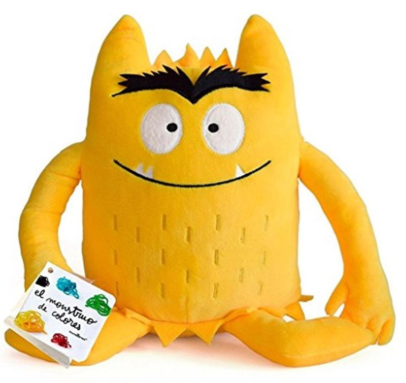 Afbeelding laden in galerijviewer, Knuffel kleurenmonster geel (blij)
