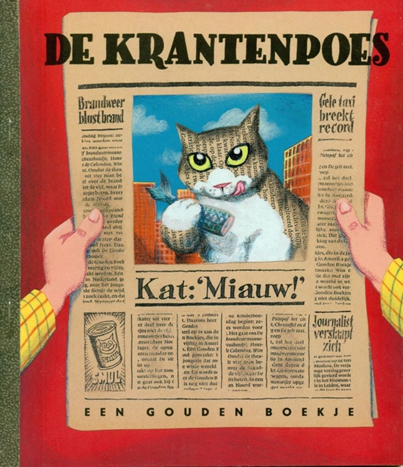 Afbeelding laden in galerijviewer, Gb: de krantenpoes
