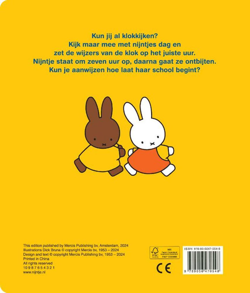 Afbeelding laden in galerijviewer, Klokkijken met nijntje. kartonboek. 2+
