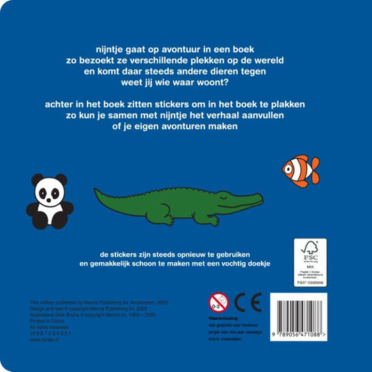 Stickerboek: op avontuur met nijntje 3+