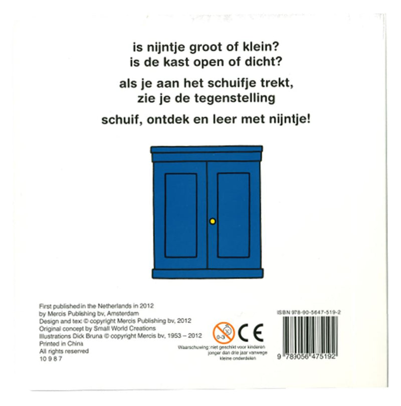 Afbeelding laden in galerijviewer, Nijntje schuif, open of dicht (karton).
