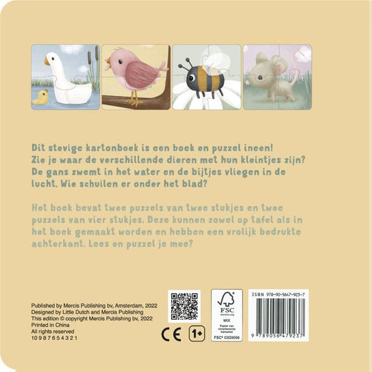Little dutch : mijn dieren puzzelboek. 2+