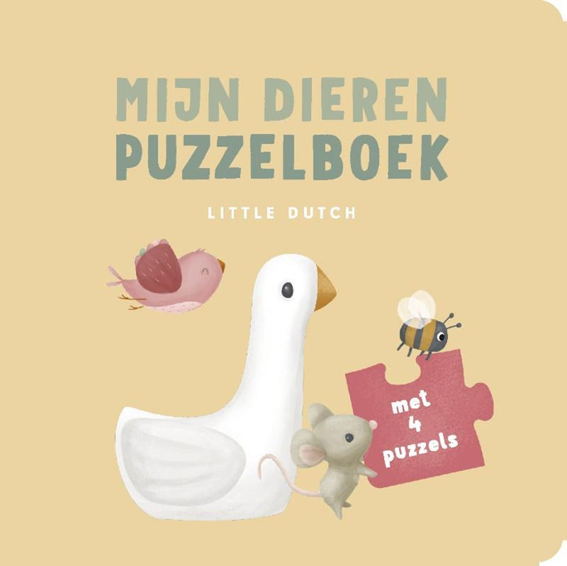 Afbeelding laden in galerijviewer, Little dutch : mijn dieren puzzelboek. 2+
