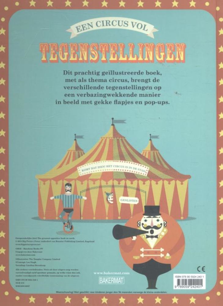 Afbeelding laden in galerijviewer, Een circus vol tegenstellingen. 3+
