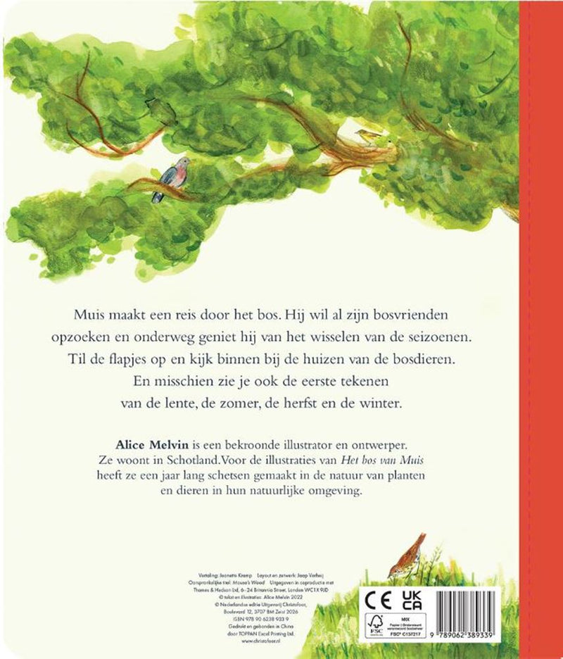 Afbeelding laden in galerijviewer, Kartonboek: het bos van muis 3+
