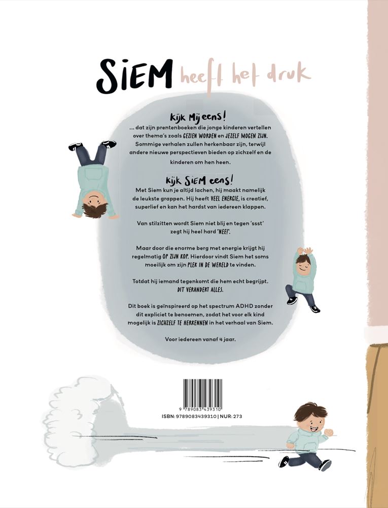 Afbeelding laden in galerijviewer, Prentenboek: siem heeft het druk. 4+
