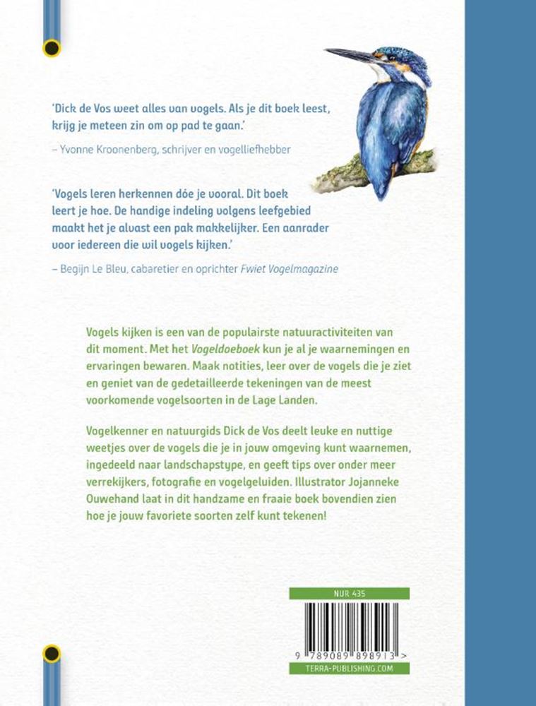 Afbeelding laden in galerijviewer, Vogeldoeboek. herken, teken, noteer.
