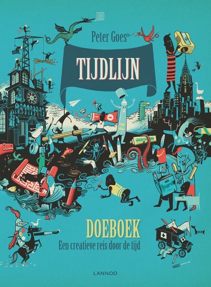 Afbeelding laden in galerijviewer, Tijdlijn doeboek. creatieve reis. 8+

