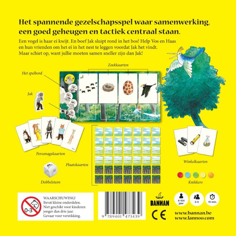 Afbeelding laden in galerijviewer, Het spel van vos en haas, red het ei. 4+
