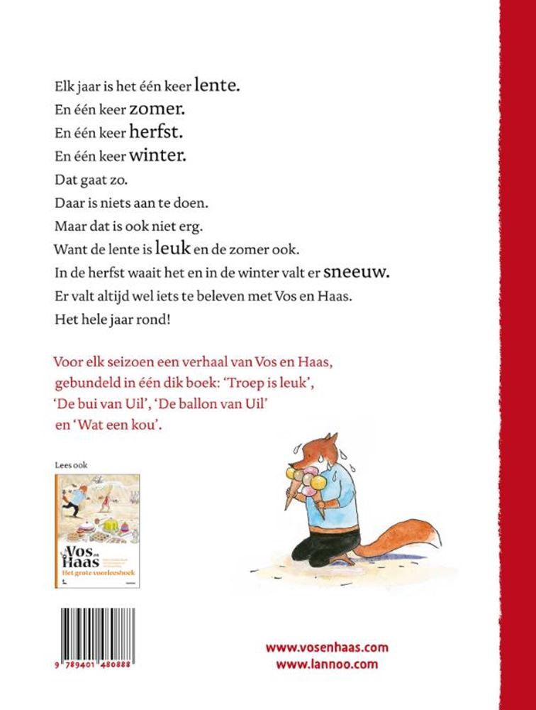 Afbeelding laden in galerijviewer, Vos en haas en de seizoenen. 4+
